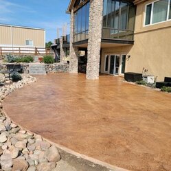 stamped concrete in Arvada, CO